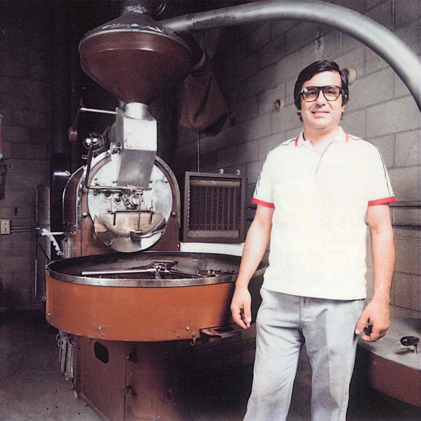 Carlo with Roaster 1985