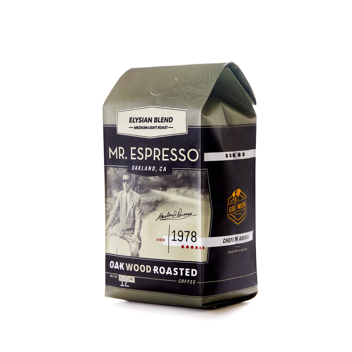 Elysian Blend | Roast level: MEDIUM-LIGHT | Cupping notes: Complex, Dynamic, Blueberry