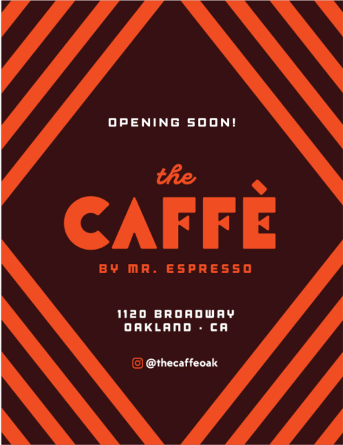 caffè coming soon graphic