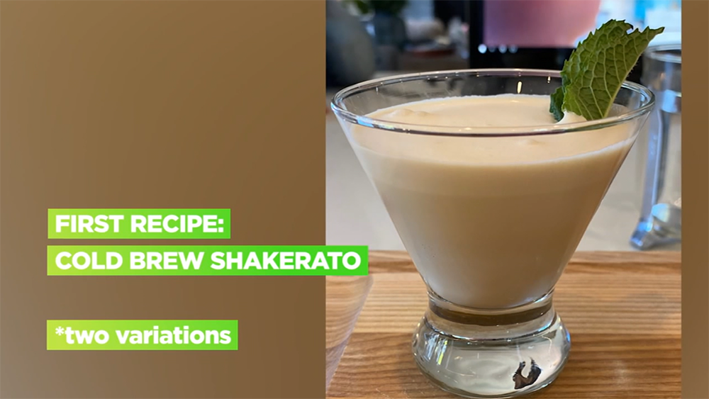 cold brew shakerato