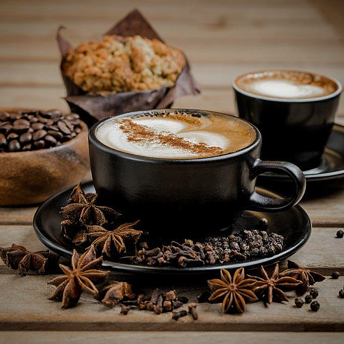 winter spice latte