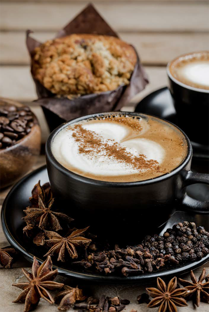 winter spice latte