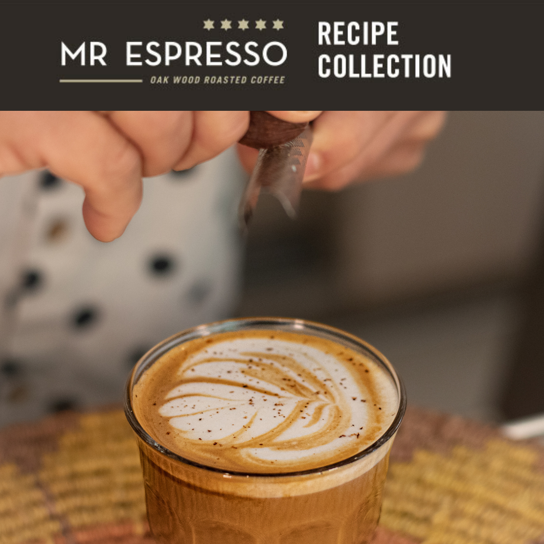 yuzu cardamom flat white coffee